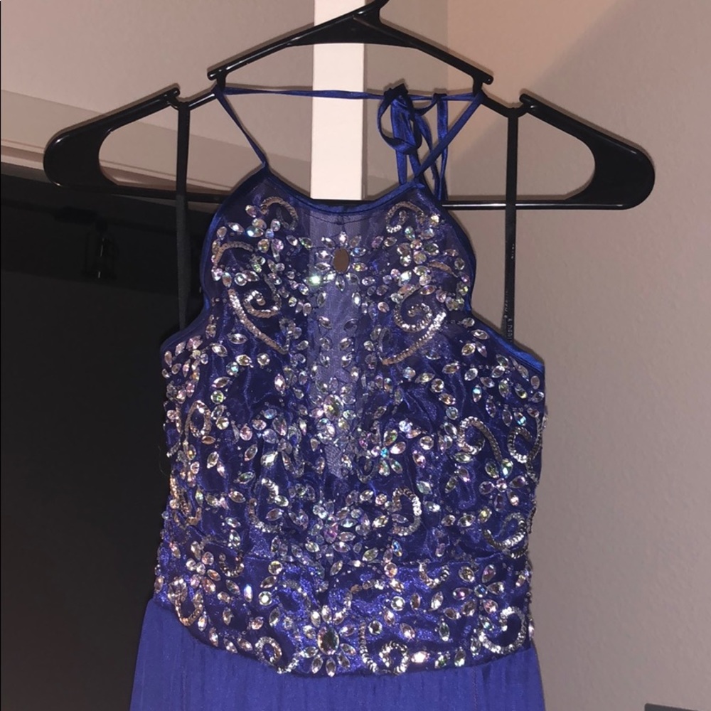 Long Purple Prom Dress